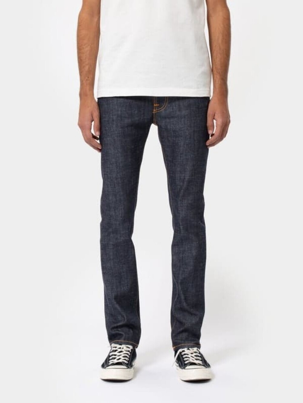 Nudie Jeans Thin Finn Skinny Dark Indigo Blue Jeans 29